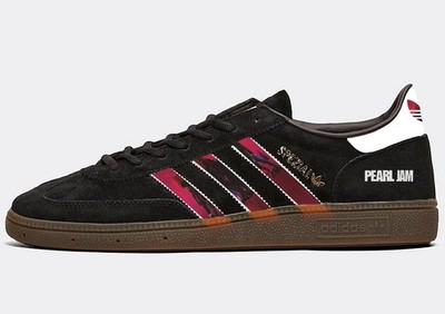 Pearl Jam TEN inspired black Adidas Spezial trainers. ALL SIZES.