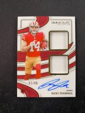 2024 Panini Immaculate Ricky Pearsall Rookie Auto Dual Jersey Patch /99 ISPR-RPL