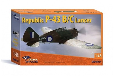 Dora Wings 48034 1/48 Republic P-43 B/C Lancer plastic kit