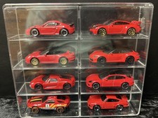 Hot Wheels Lot Of 8 Red Porsche Cars Loose Hot Wheels/Match box