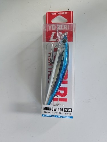 YO-ZURI Minnow 90F SW Sardine Shallow Diver Floating 3-1/2'' Fishing Lure 3/8oz