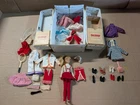 Vintage 1963 Mattel Skipper Barbie doll & case with outfits and accessories