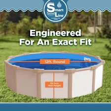 SmartLine 12' x 54” Round Overlap 20 Gauge Swimming Pool Liner - Choose Pattern
