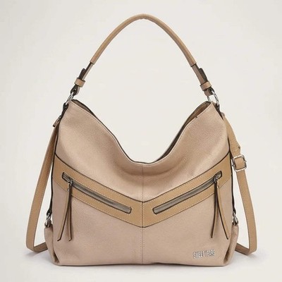 Sweet Years Gyoiamea Hobo Schultertasche Umhängetasche Eco Leder Weich Mono