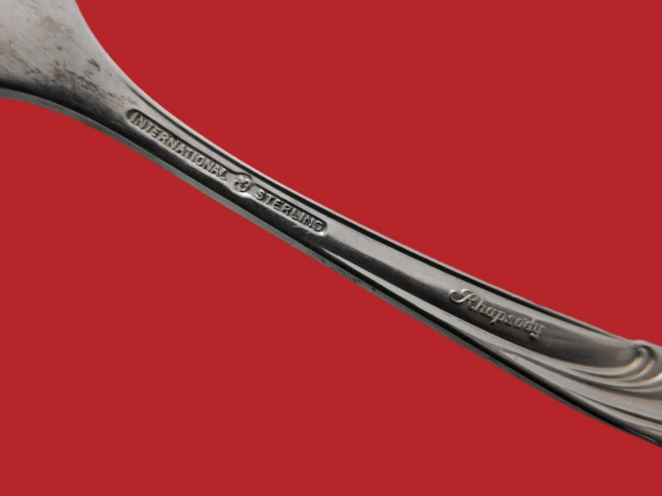 Rhapsody New by International Sterling Silver Cocktail Fork Set of 12 pcs 5 1/2" - Image 4 of 4