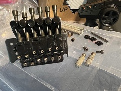 80s Mfg under Floyd Rose patents tremolo bridge Off Of Aria Pro II
