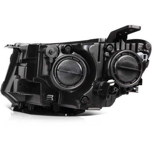 For 2017-21 Jeep Compass Passenger Side Headlight Assembly Black Housing - Picture 2 of 9
