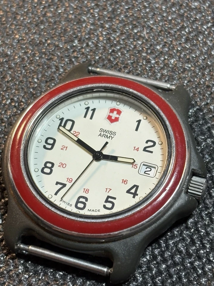 Victorinox Swiss Army Men Quartz Watch Composite Case For PARTS or REPAIR - Image 2 of 4