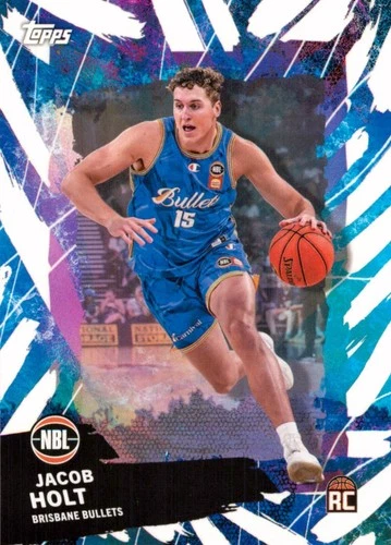 2026 Brisbane Bullets NBL Australia Topps Basketball Rookie Card - Jacob Holt