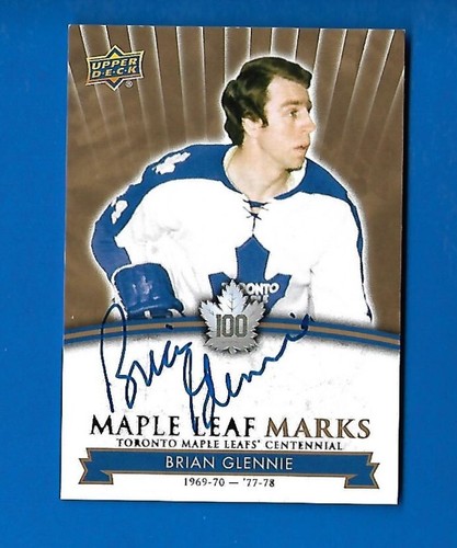 2017-18 TORONTO MAPLE LEAFS CENTENNIAL LEAF MARKS AUTOGRAPH & AKA CARD SEE LIST - Picture 9 of 91