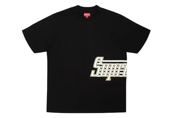 T shirt logo Supreme Side noir taille XL SS20KN75