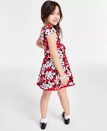 Disney WHITE/RED Little Girls Minnie Mouse Dress, US 6X - Picture 2 of 4