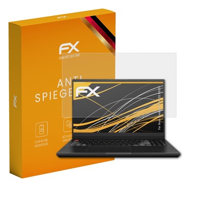 atFoliX 2x Schutzfolie für Asus VivoBook Pro 15X K6501 matt&stoßfest