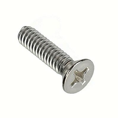 6-32 Machine Screw Flat Head Phillips Drive Stainless x various sizes and qty