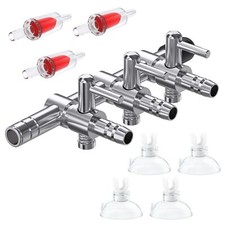 3 Way Aquarium Control Valve Fish Tank Air Valve Air Flow Splitter for Air Pump