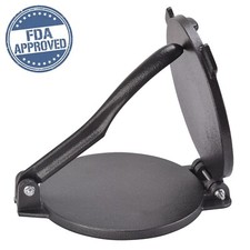 Cast Iron 8-Inch Tortilla Press Taco Heavy Duty Corn Quesadilla Roti Maker