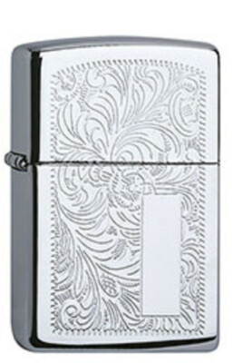 Zippo 60000813 Venetian chrome Metall Geschenkverpackung