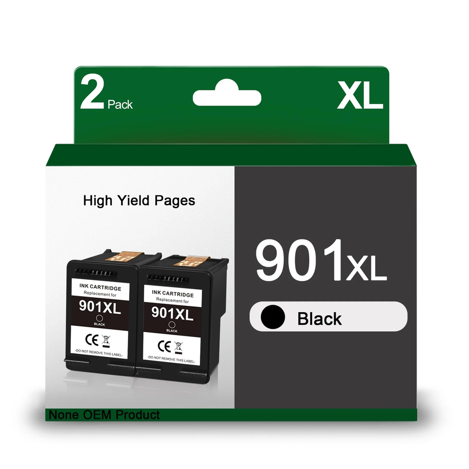 Kineco Tintenpatrone Schwarz, 20 Ml – Kompatibel Mit HP 901 XL Für OfficeJet, DeskJet & Envy Drucker