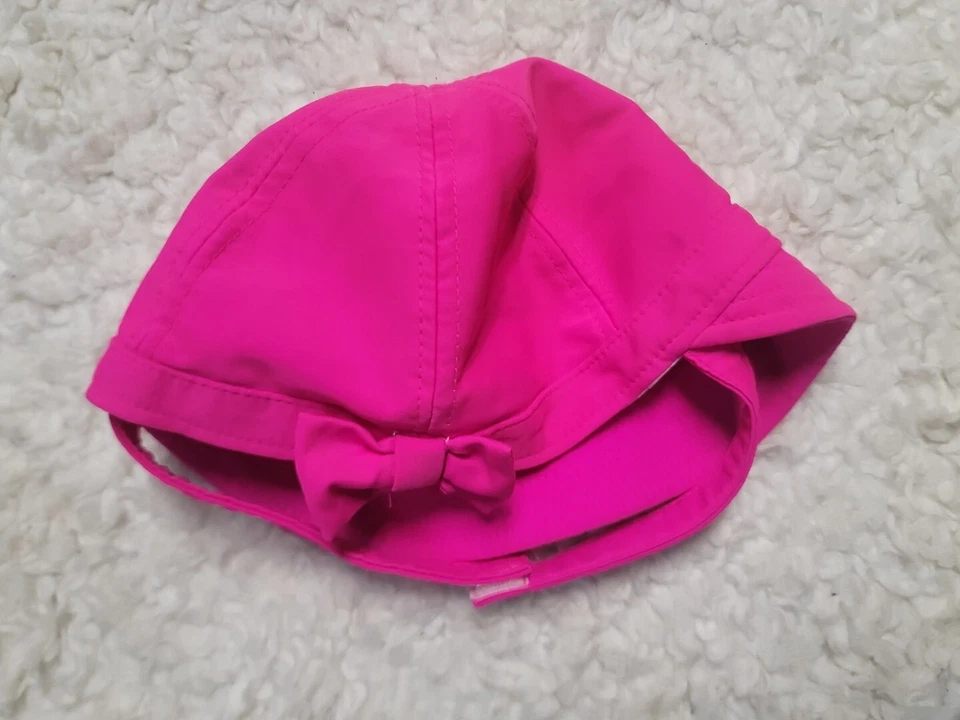 Koala Kids Baby Girls Hot Pink Hat 12-24 Monrhs Sun Summer - Image 3 of 4