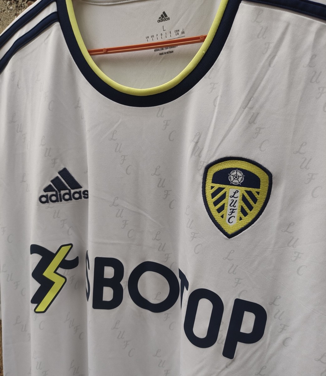 Leeds United 2022 2023 HOME FOOTBALL SOCCER SHIRT JERSEY ADIDAS