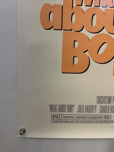 ¿QUÉ PASA CON BOB? Póster original de la película de una hoja - 1991 - Bill Murray - Imagen 2 de 4