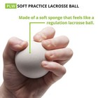 White Practice Lacrosse Balls Size Massage Sore Muscles Multiple Packs