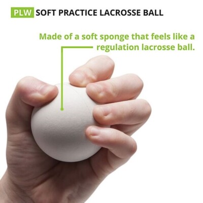 White Practice Lacrosse Balls Size Massage Sore Muscles Multiple Packs