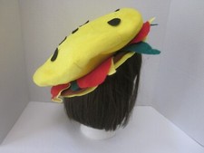 Novelty Loaded Hamburger Hat Costume UNISEX
