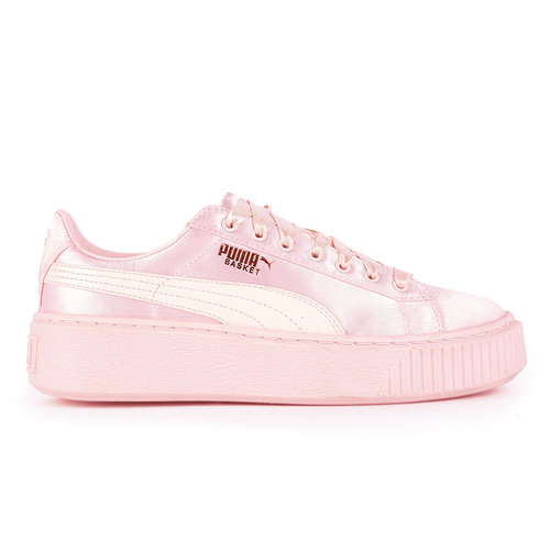 pink puma basket trainers