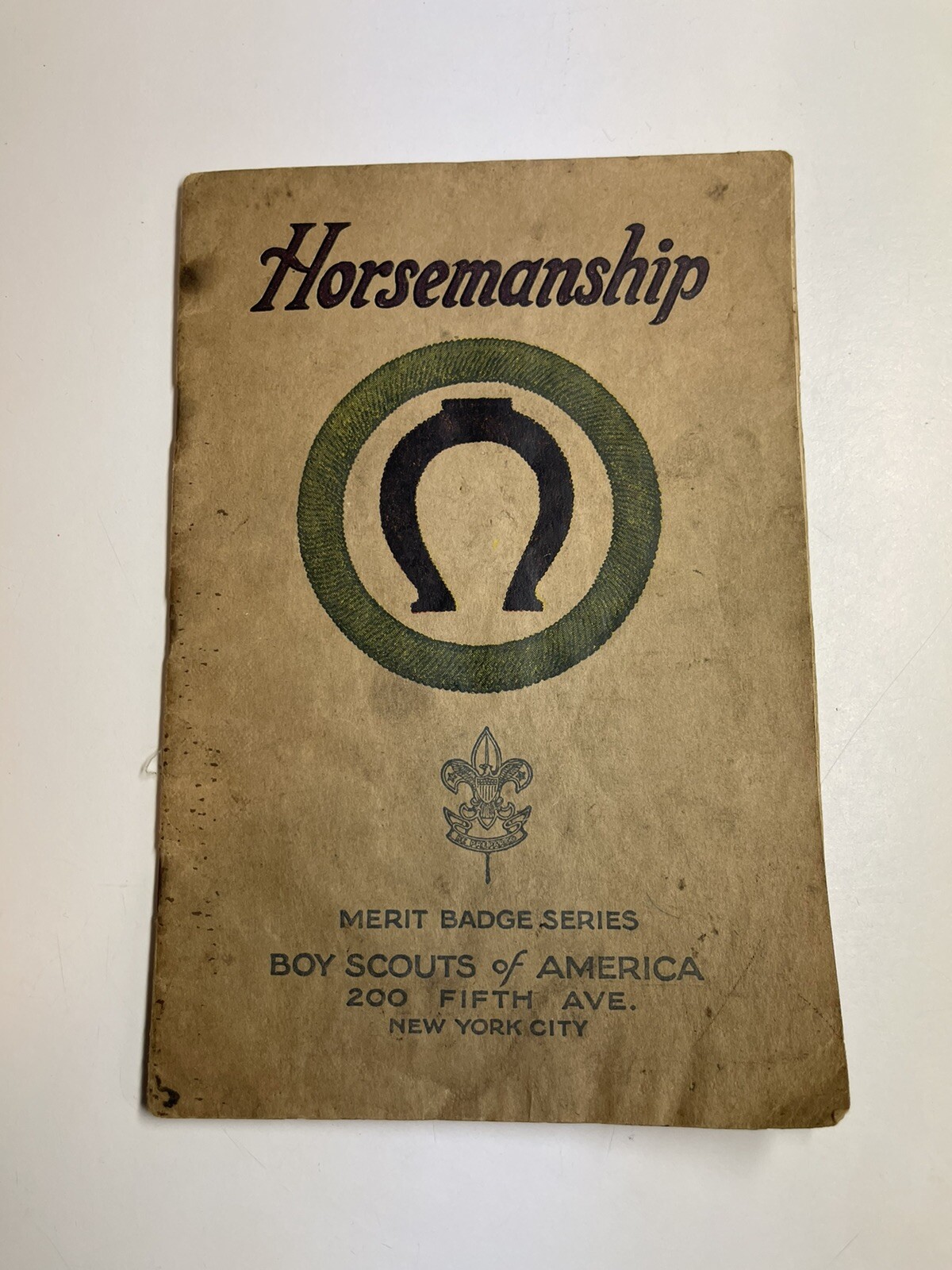 Antique 1925 Boy Scout Horsemanship Merit Badge Book BSA Type 3A eBay