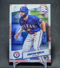 Jonathan Ornelas Rookie RC 2024 Topps Big League Baseball Card 106 Texas Rangers. rookie card picture
