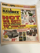 Kay Bee Toy Store Easter 1990 Newspaper Ad Circular He-Man GIJoe Video Games Vtg