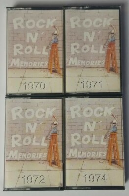 Rock N Roll Memories Cassettes Tape Bundle 1990 Dominion Entertainment