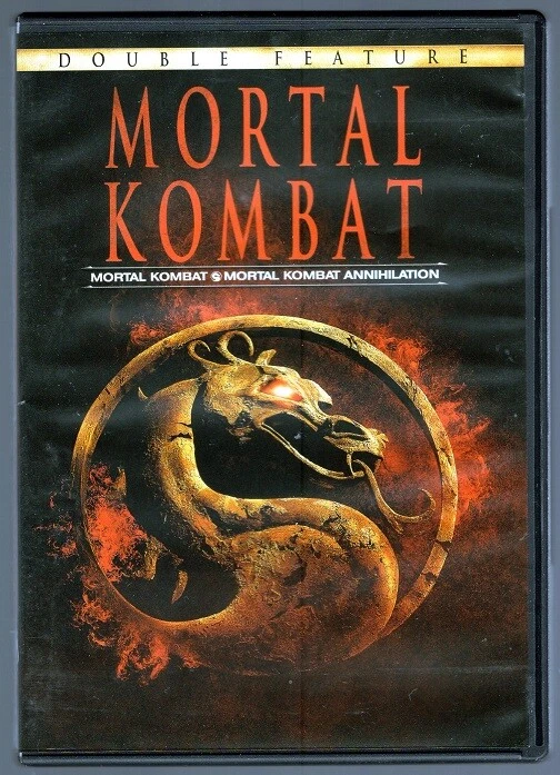 Mortal Kombat Double Feature 1 + 2 (DVD) 1995 1997 Fighting Movie