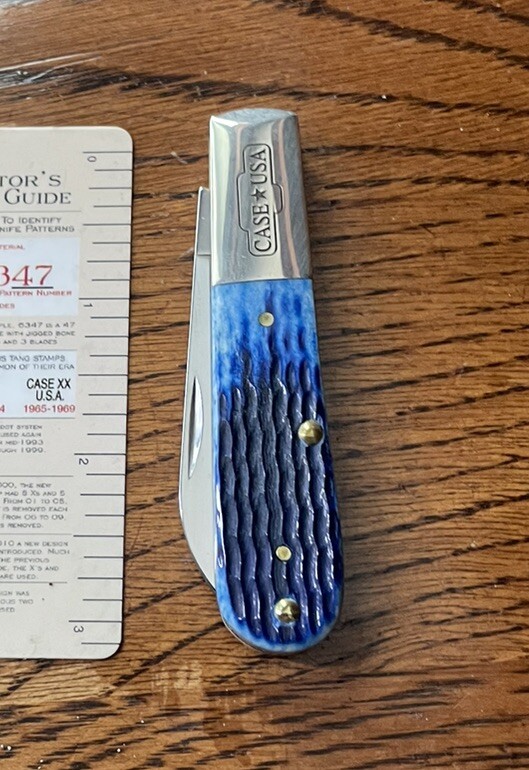 Case Blue Bone Rogers Corn Cob Jig Barlow Pocket Knife (61009SS) eBay