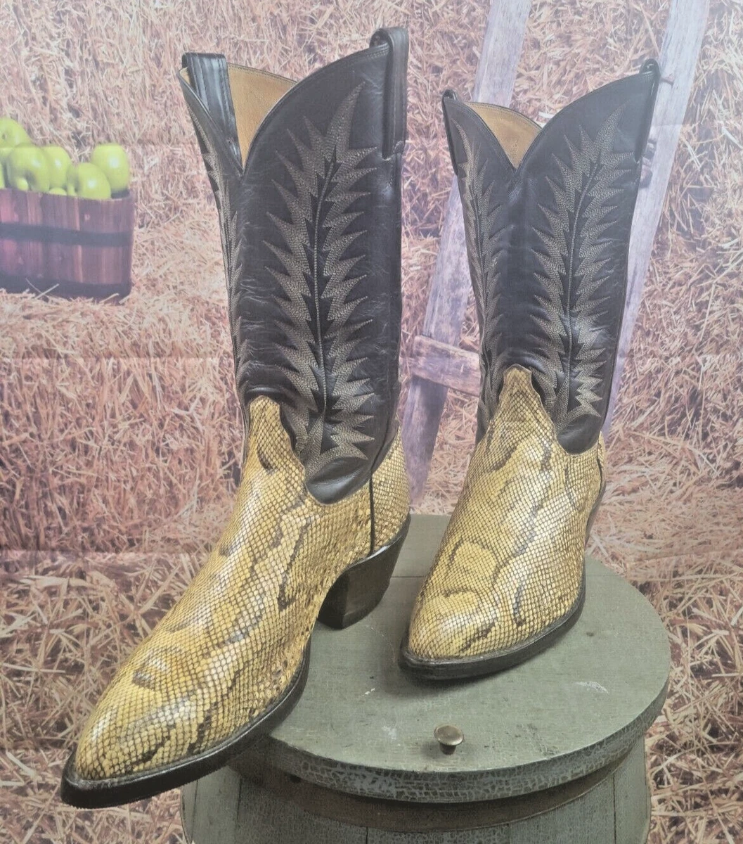 Tony lama boa constrictor clearance boots