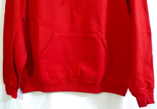 Jerzees Red Blank Hoodie Sweatshirt Gr. XL - Bild 3 von 6