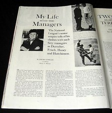 JOCKO CONLON 1961 HALL OF FAME UMPIRE PICTORIAL MY LIFE WITH MLB MANAGERS