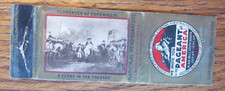 1935 PAGEANT OF AMERICA MATCHBOOK COVER: SURRENDER OF CORNWALLIS BLACK HILLS, SD