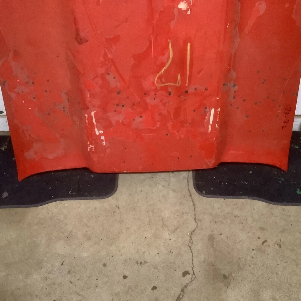 Corvette 1973-1982 capó de fibra de vidrio inducción de aire usado sólido buenos bordes OEM Foto 2 de 4