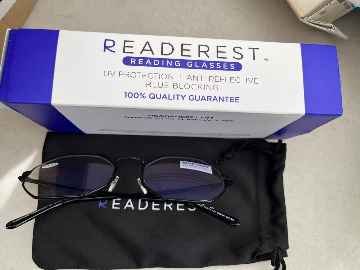 Readerest Blue Light Blocking Reading Glasses Magnification)