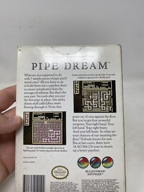 Pipe Dream ( Nintendo NES ) Authentic Complete CIB w/ Poster Reg Card Ships Fast