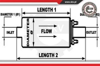 Esen SKV Kraftstoffpumpe Benzinpumpe Elektrisch Passend FüR BMW 3Er 02SKV229