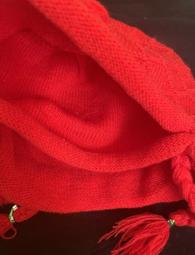 Baby Girl Knit Hat...Double Layer...New! Red, Yellow, Pink - Picture 8 of 8