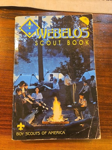 Vintage 1991 WEBELOS SCOUT BOOK • Boy Scouts of America
