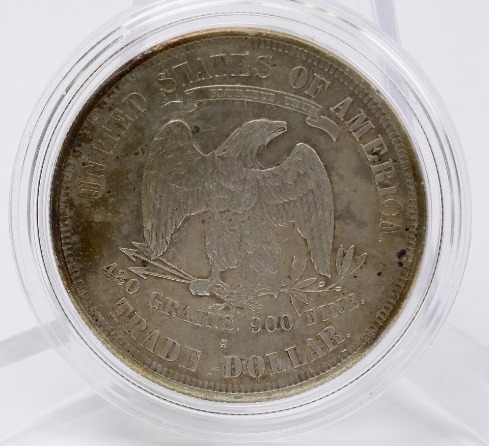 1876S 1 Trade Dollar 420 Grains 900 Fine Silver You Grade eBay