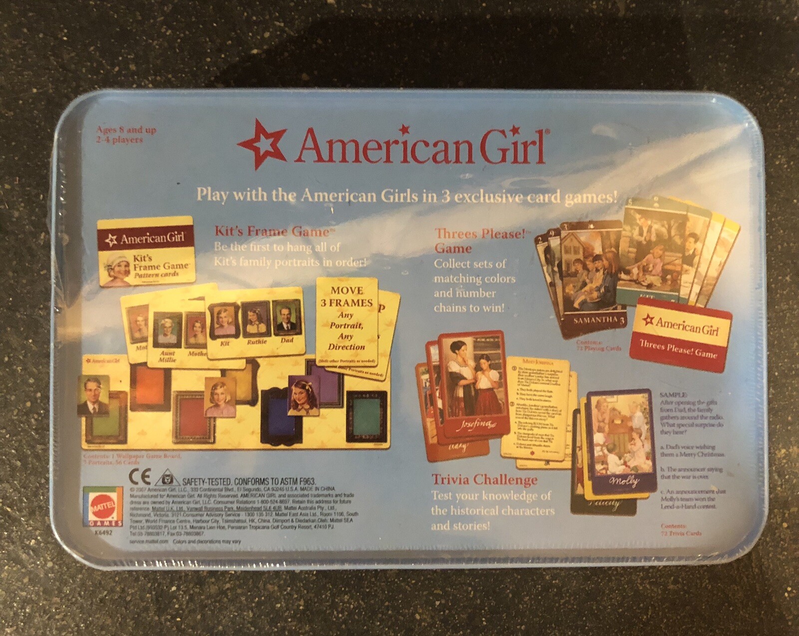 American Girl Doll Card Game eBay