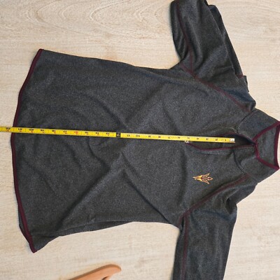 ASUです Arizona State University ASU Quarter Zip Shirt with Pitch Fork | eBay
