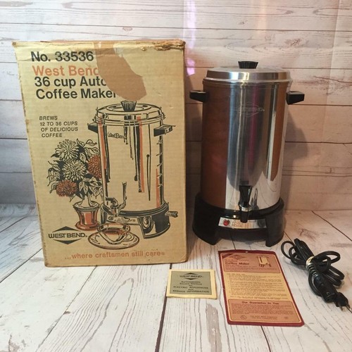 Vintage West Bend 36 Cup Automatic 