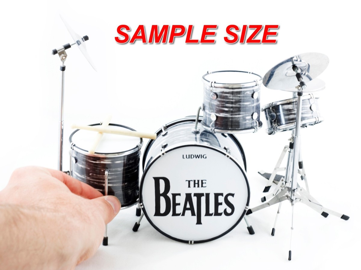 Roger Taylor Queen Crest Drum Set Replica Mini Drum Kit
